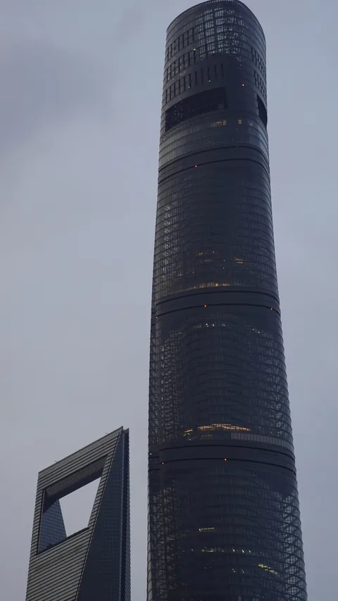 A view up Shanghai Tower